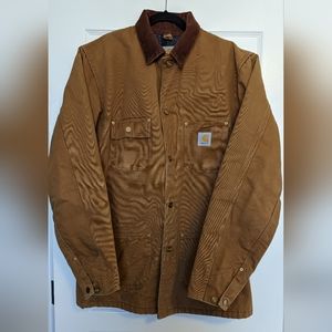 Carhartt Tan Duck Jacket M Tall